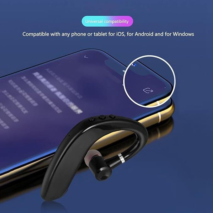 Bluetooth 5.0 Wireless Earpiece Headphones Earbuds Handsfree Headset With Mic UK